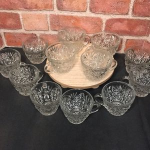 12 Anchor Hocking 6 oz Glass Arlington Party Cups